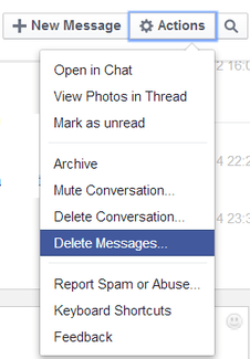 How to Delete Messages on Facebook