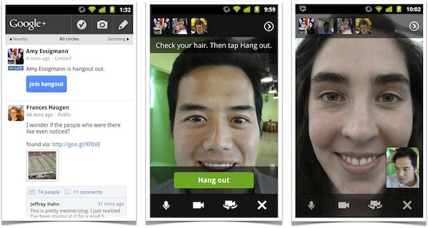 hangouts for Facetime on Android