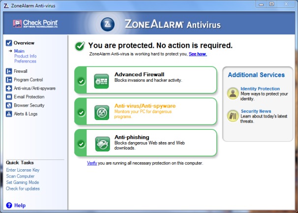 Zone Alarm Antivirus