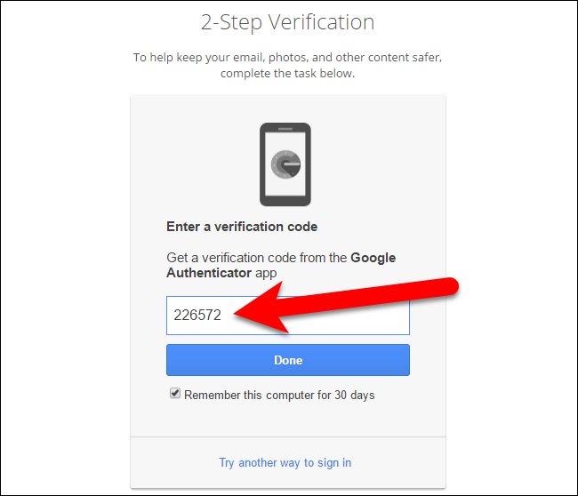 find my device android two factor authentication on