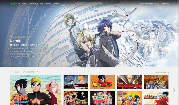 HuluAnime:Anime Streaming Sites