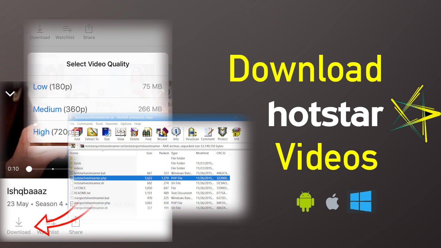 how to download hotstar videos in pc online